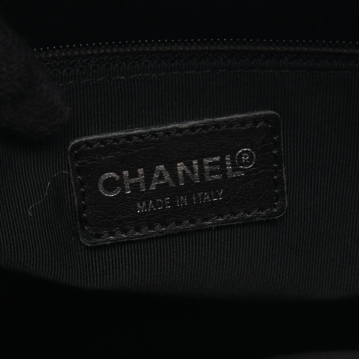 CHANEL Black Matelasse Grained Calfskin leather 2101220099220
