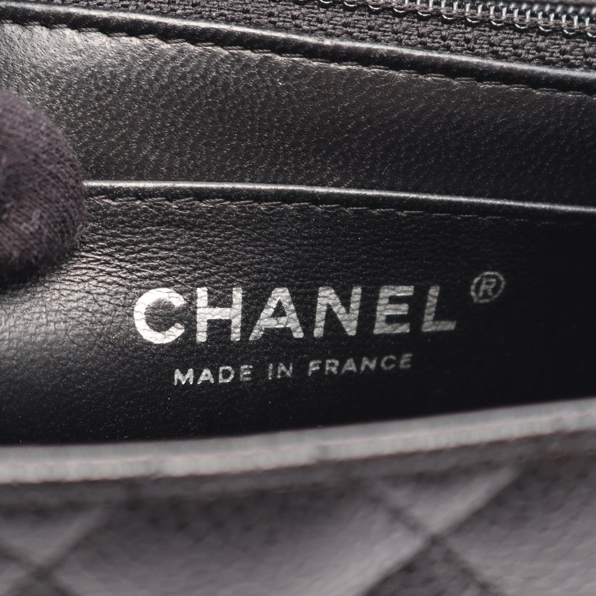 CHANEL Black Mini Matelasse Grained Calfskin leather A35200 2101220100070
