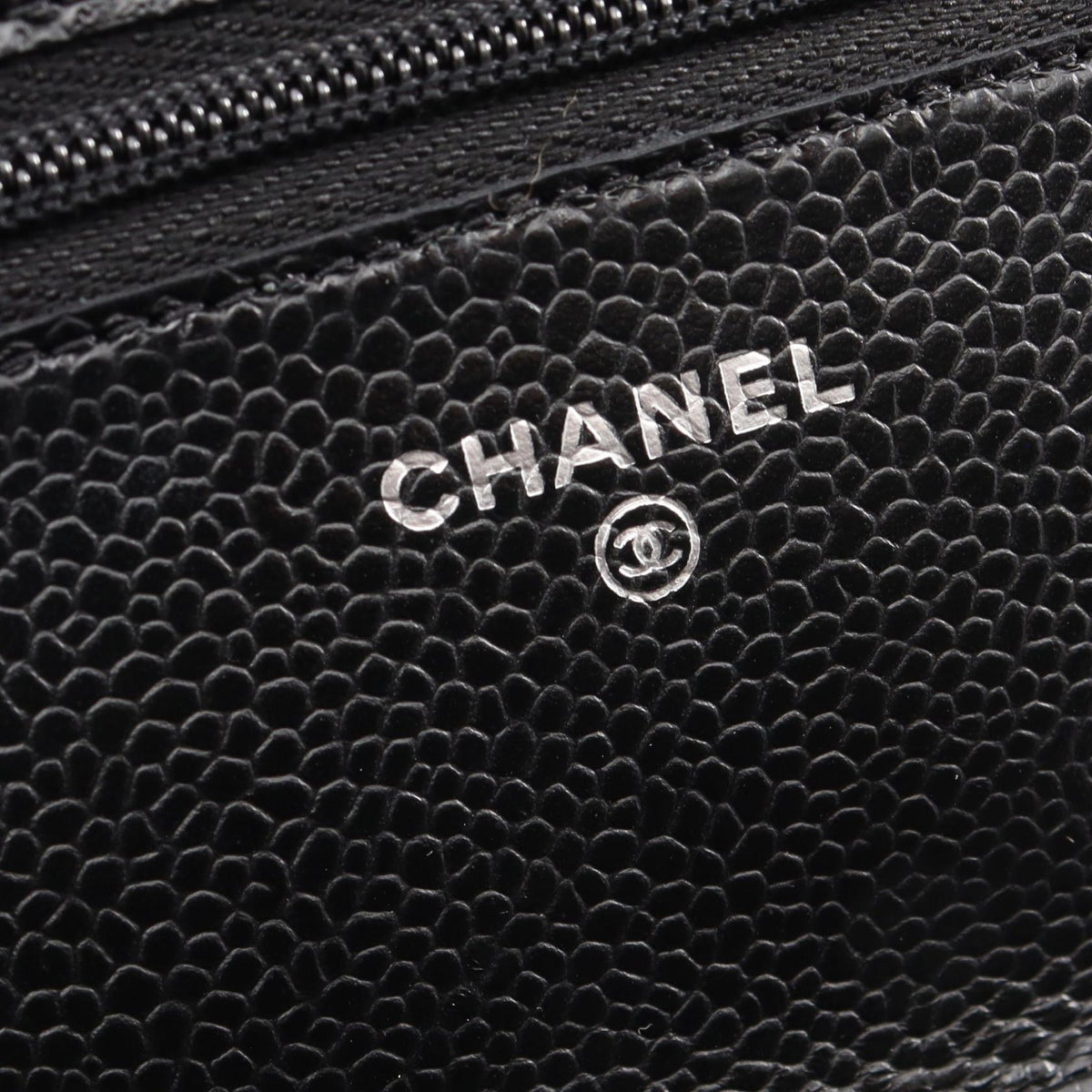 CHANEL Black Matelasse Grained Calfskin leather 2101220124380