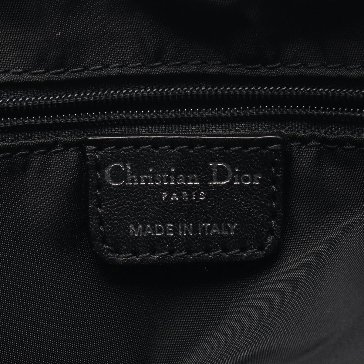 Christian Dior Trotter Tote Bag Black canvas�leather 2118900073395