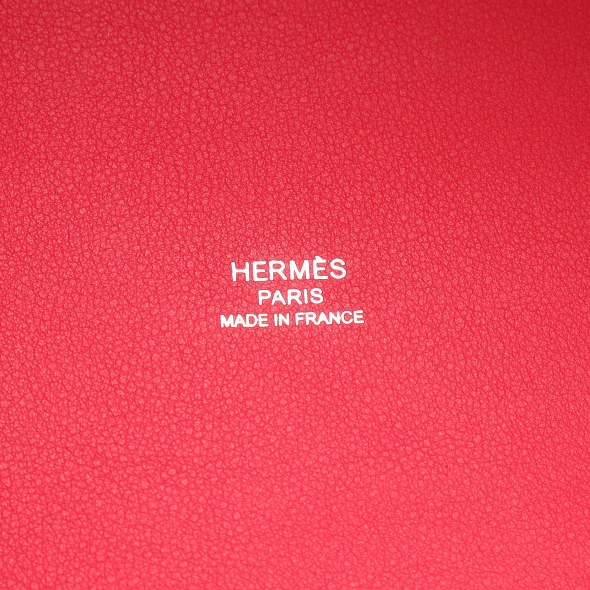 HERMES HH en BiaisPM Ecru Blue pale Framboise Tote BagBeige Beige Beige/Pink/Multicolor Vaux Swift leather Other Swift leather / Toilet H 2101220055608