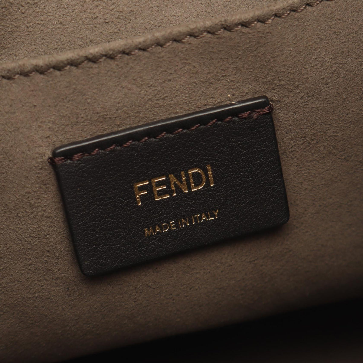 FENDI Montresor purse Shoulder Bag Black leather 8BT298 2101220055752