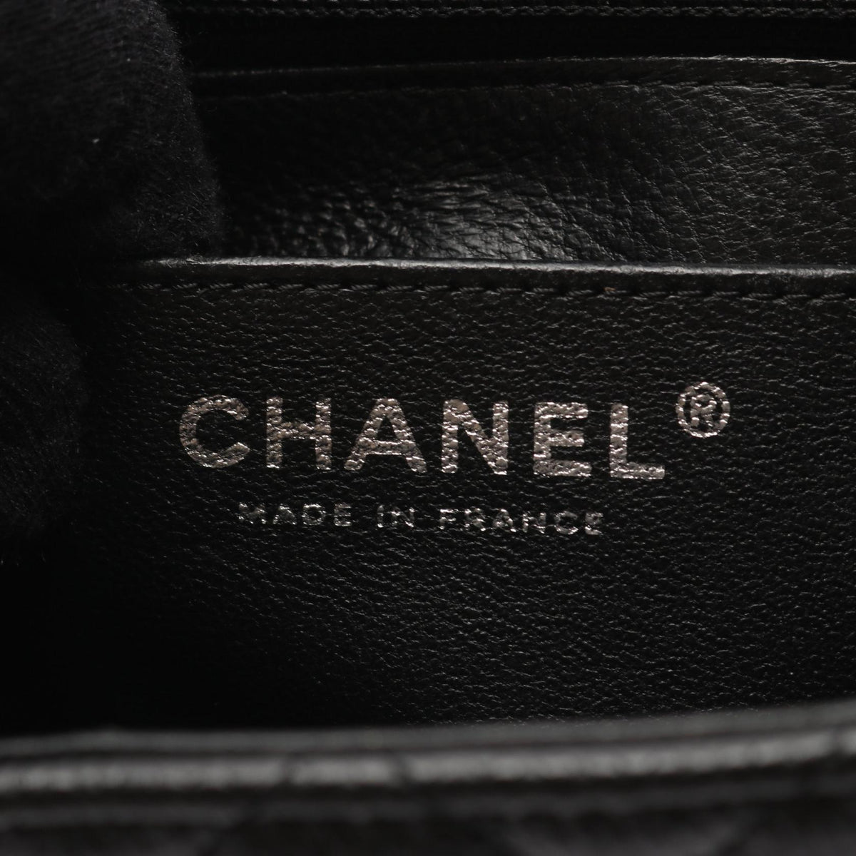 CHANEL Black Mini Matelasse Grained Calfskin leather A35200 2106800612554