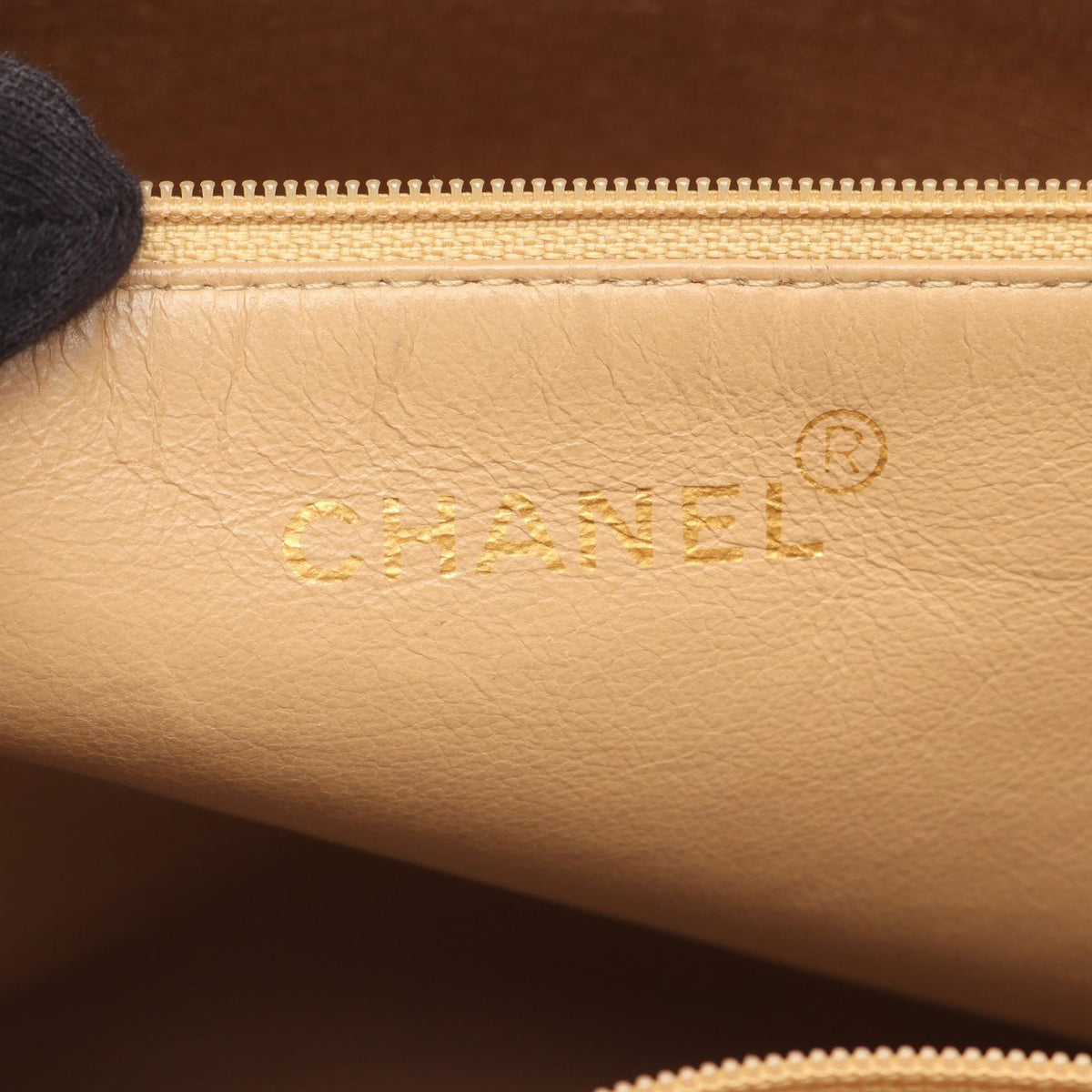 CHANEL Beige COCO Mark leather�Calfskin (cowhide) 2118300086735