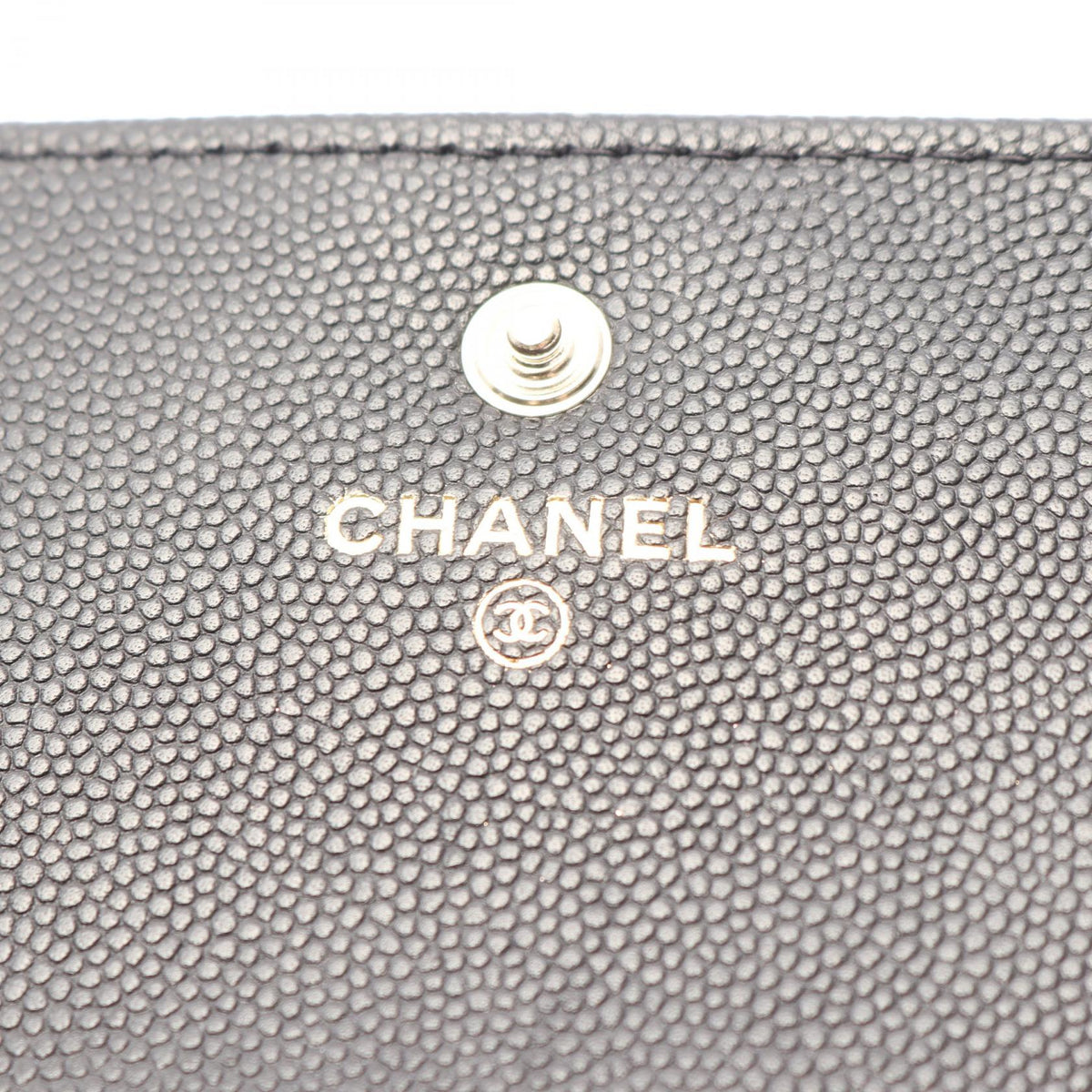 CHANEL Black COCO Mark Grained Calfskin leather 2107400259101