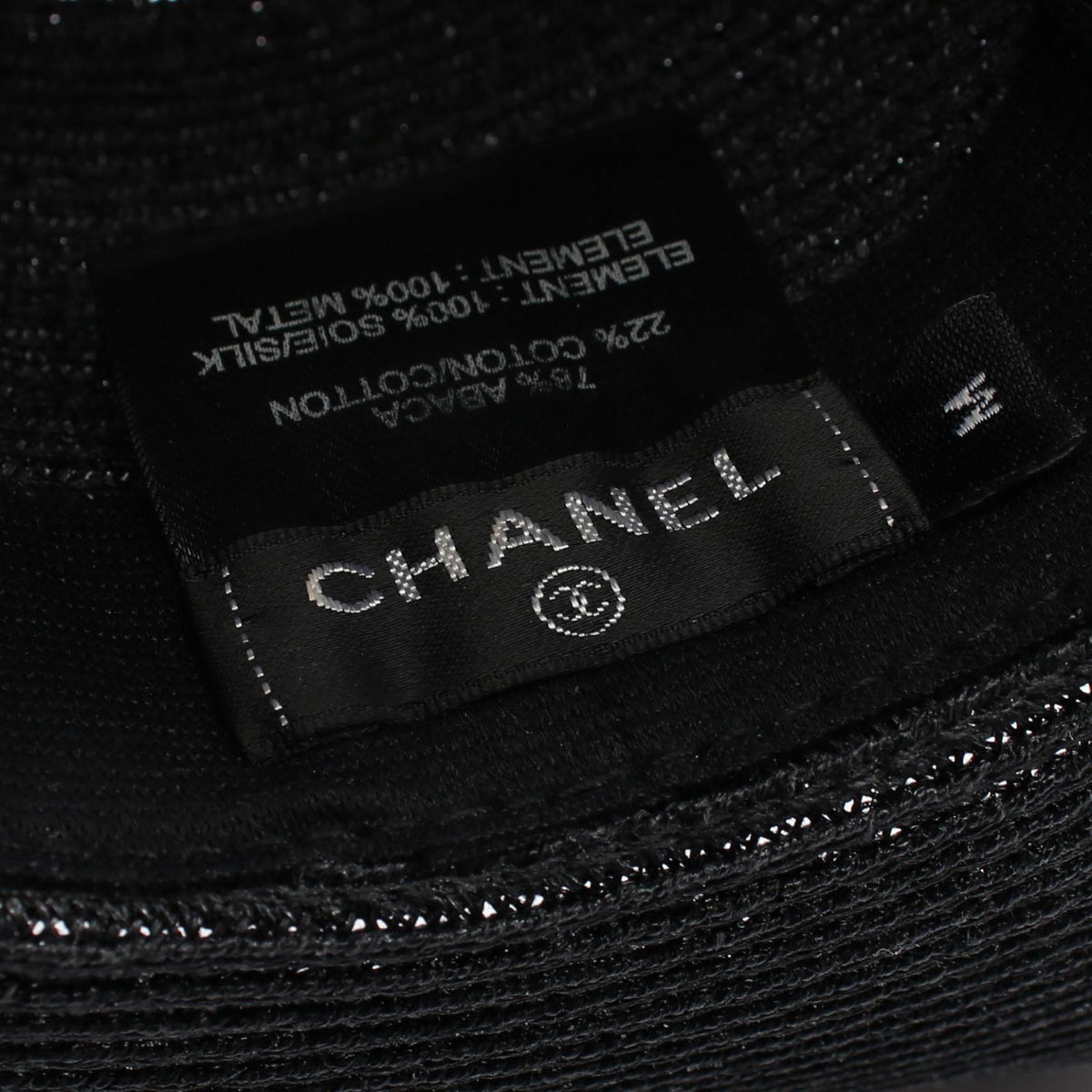 CHANEL Black COCO Mark Other�Abaca 2107601160091