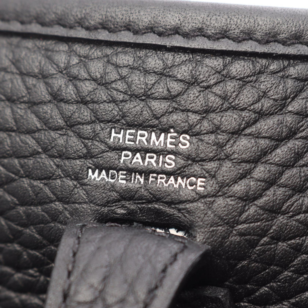 HERMES Evelyne Amazon TPM Shoulder Bag Black Taurillon Clemence Other Taurillon Clemence 2101220127756