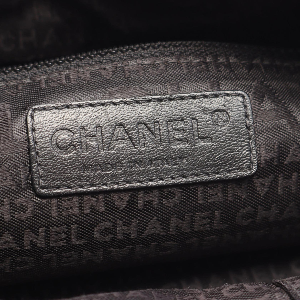 CHANEL Black Chocolate bar Grained Calfskin leather 2101220126858