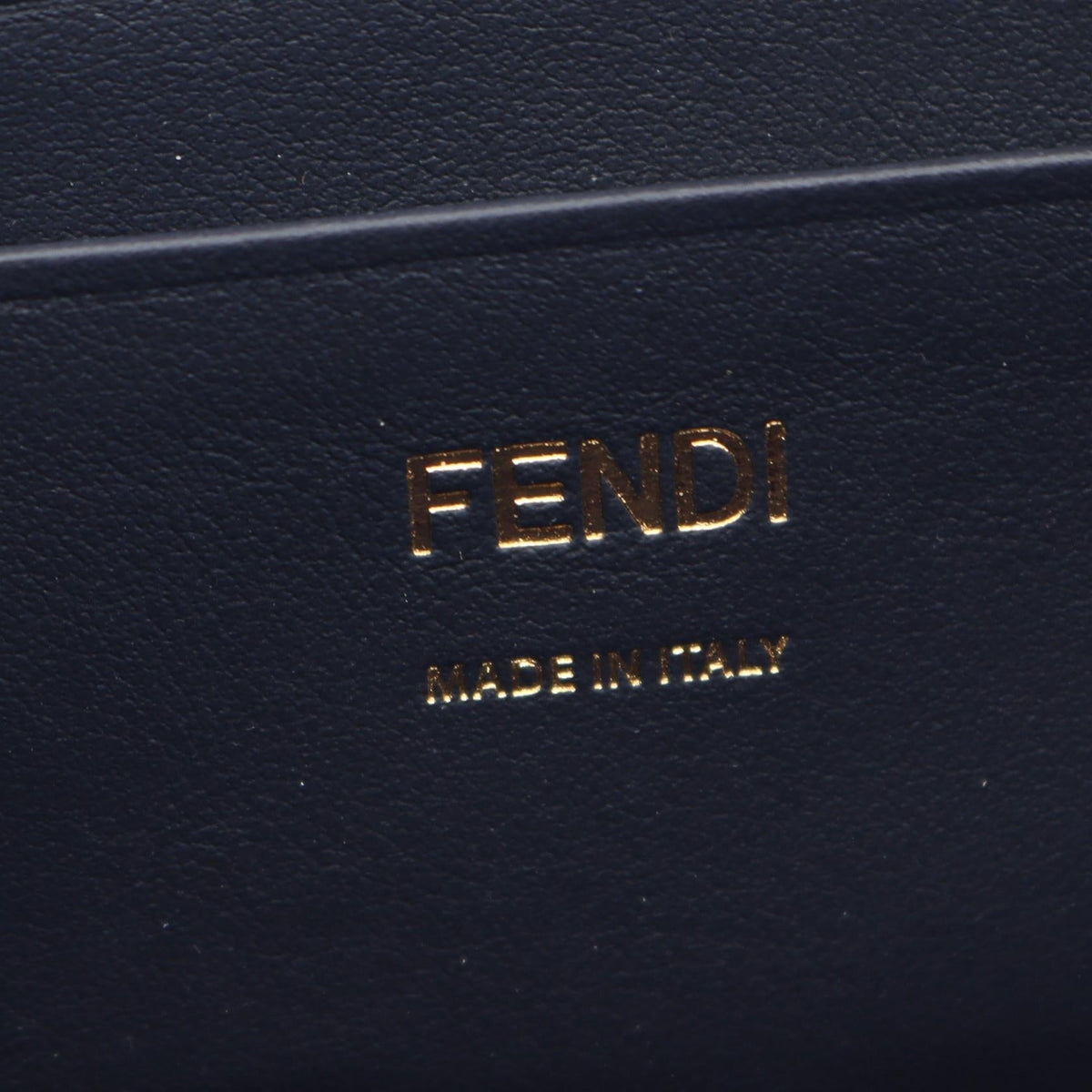 FENDI Mini Baguette Small 2WAY Handbag Navy denim�leather 8BS017AWVAF0NAP 2101220134112