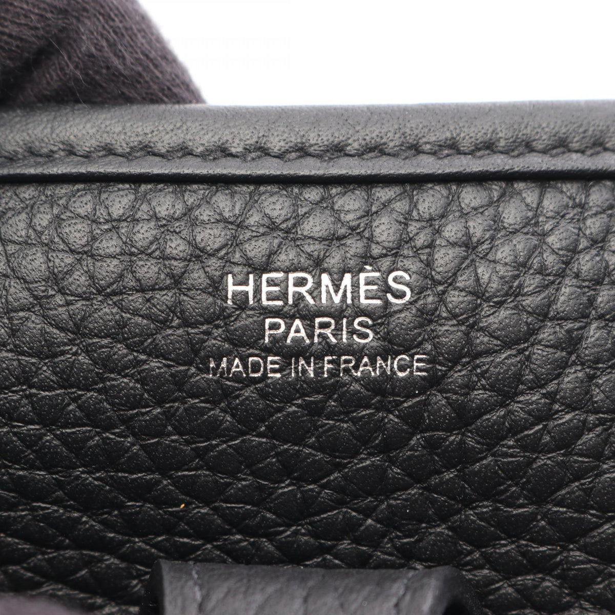 HERMES Evelyne 3 Troyes PM Shoulder Bag Black Taurillon Clemence leather Taurillon Clemence 2101220115982