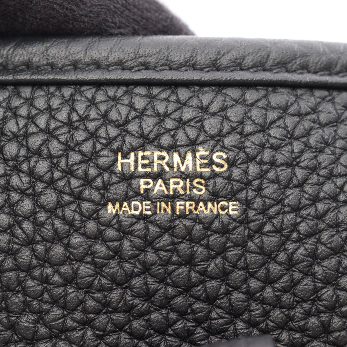 HERMES Evelyne 3 Troyes PM Shoulder Bag Black Taurillon Clemence leather 2120300051194