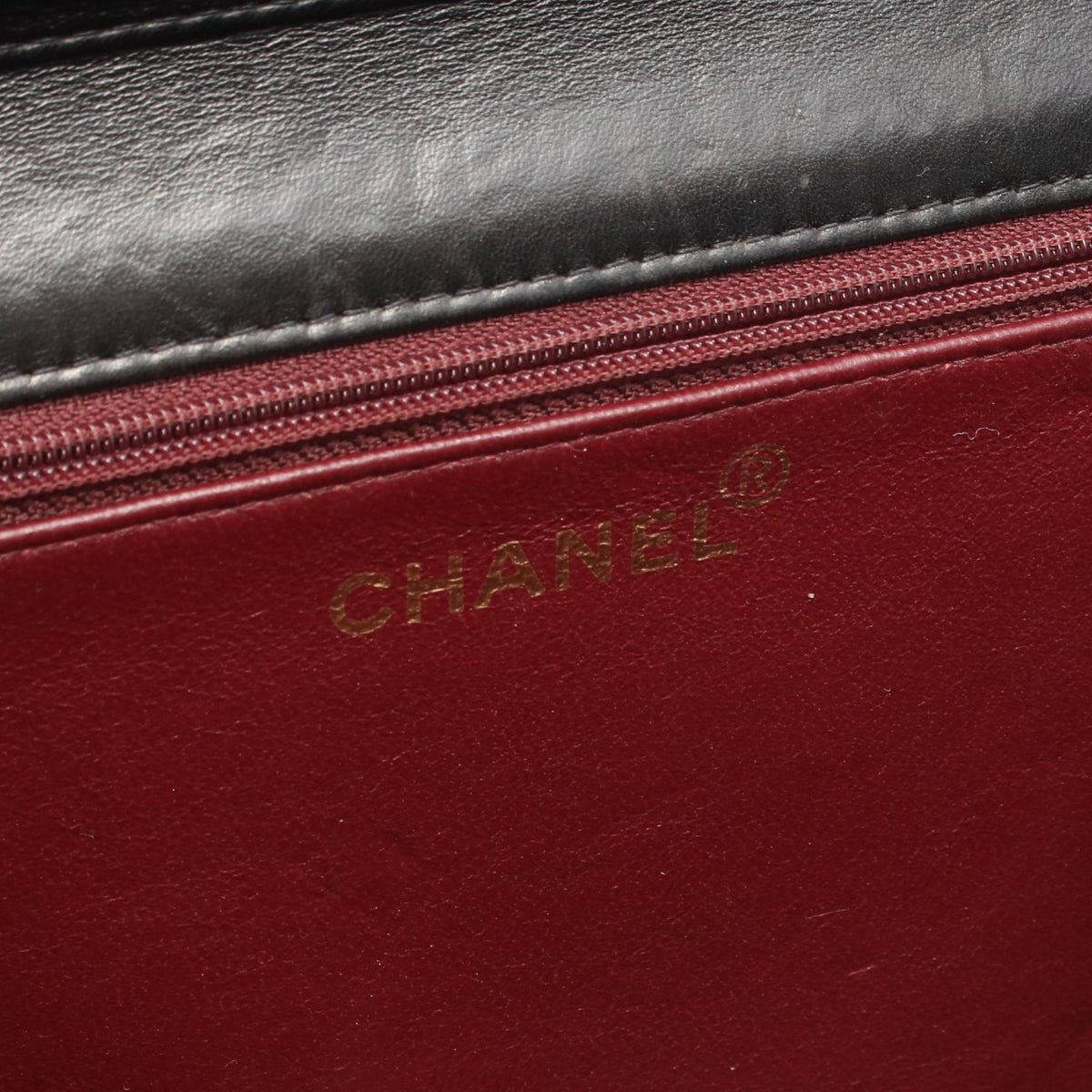 CHANEL Black Matelasse full flap Lambskin (sheep leather) A03568 2101220109769