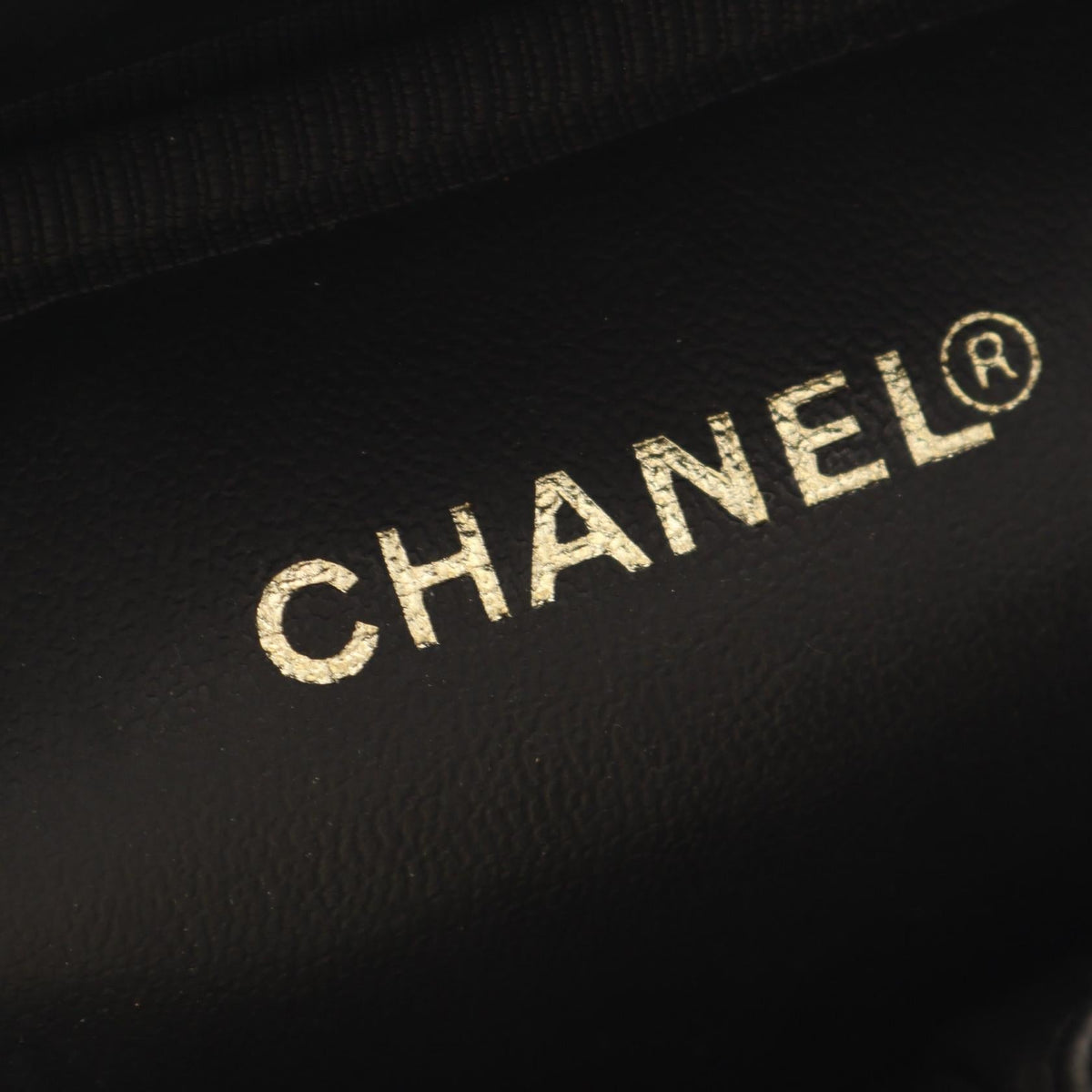 CHANEL Black COCO Mark Grained Calfskin leather A01998 2101220099381