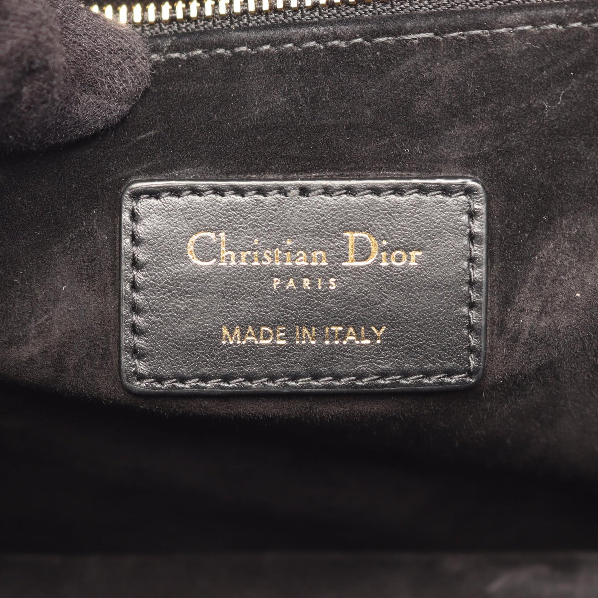 Dior BOOK TOTE Medium Micro Cannage 2WAY Tote Bag Black leather M1324OWHP_M900 2106800640410
