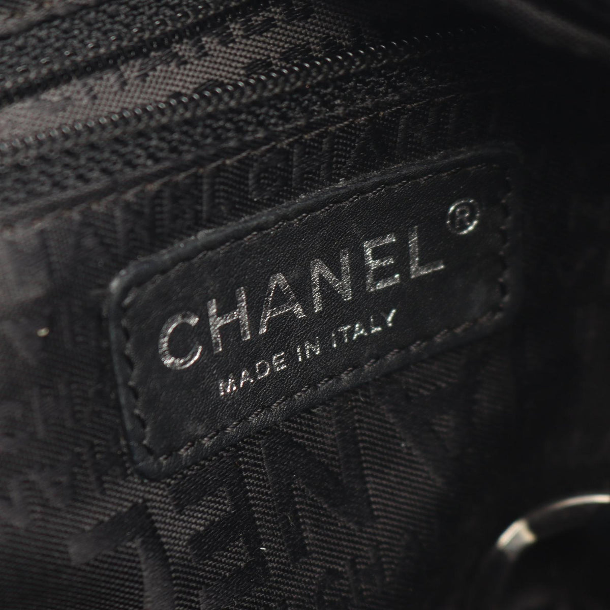 CHANEL Black Chocolate bar Grained Calfskin leather 2101219736761