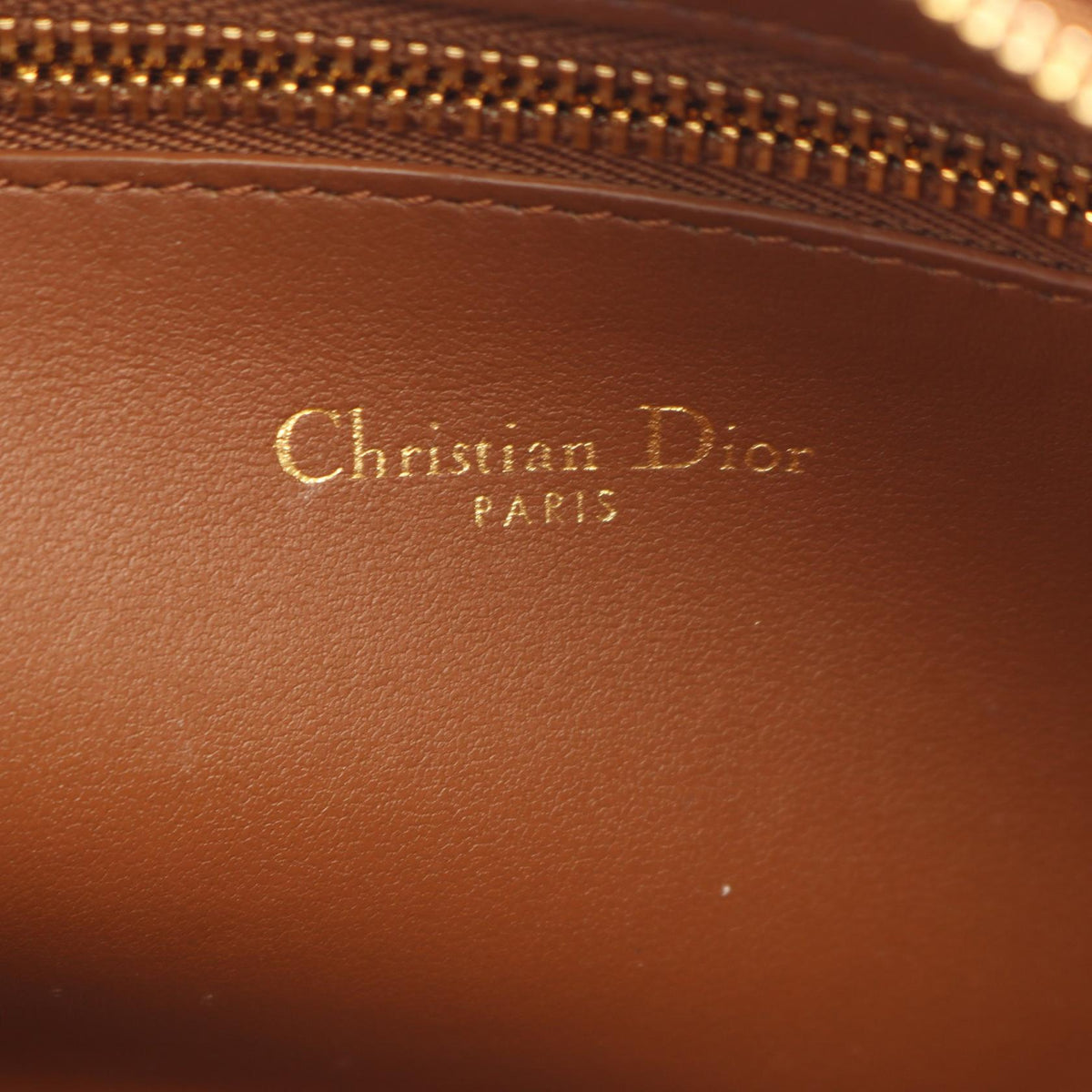 Christian Dior Caro Double Pouch Cannage Shoulder Bag Brown leather 2120100036568