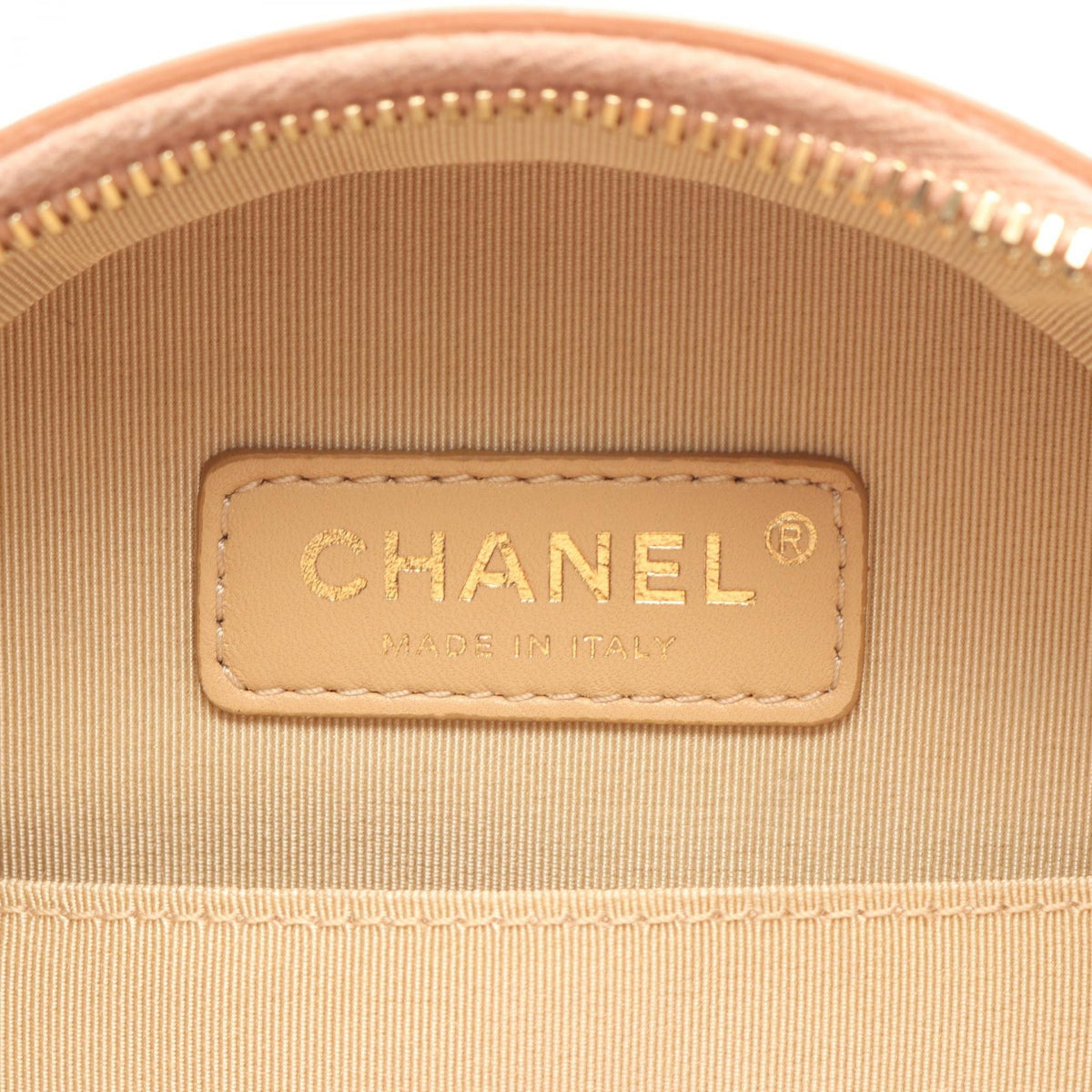 CHANEL Pink COCO Mark Round 2WAY leather 2104102536387