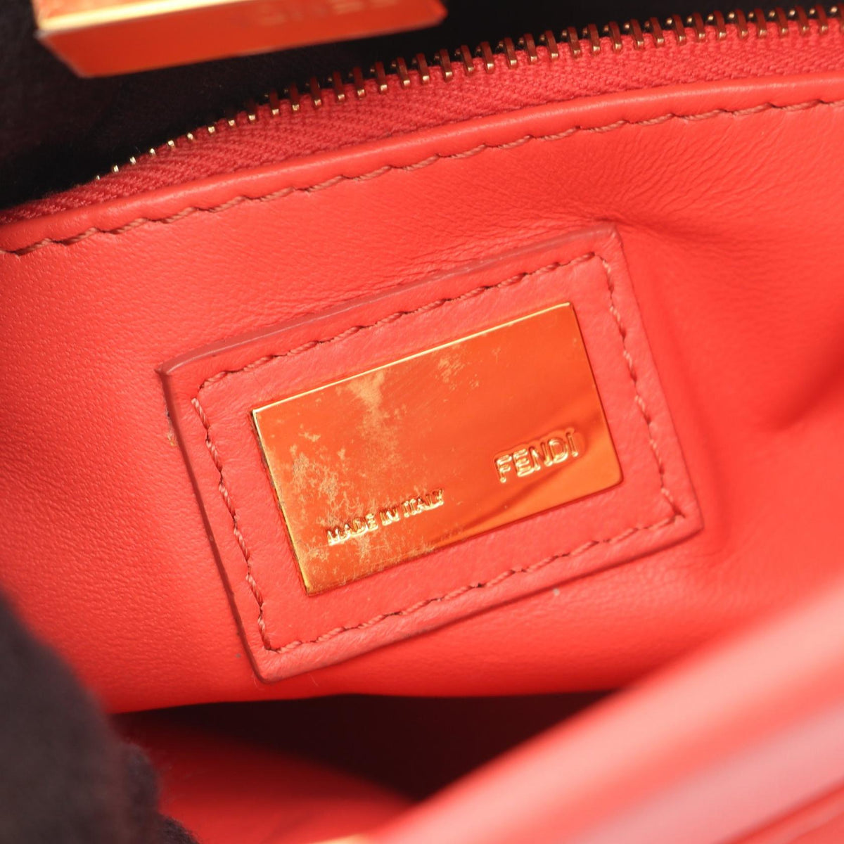 FENDI Mini Peek Boo 2WAY Handbag Pink leather 8BN244 2118300093382