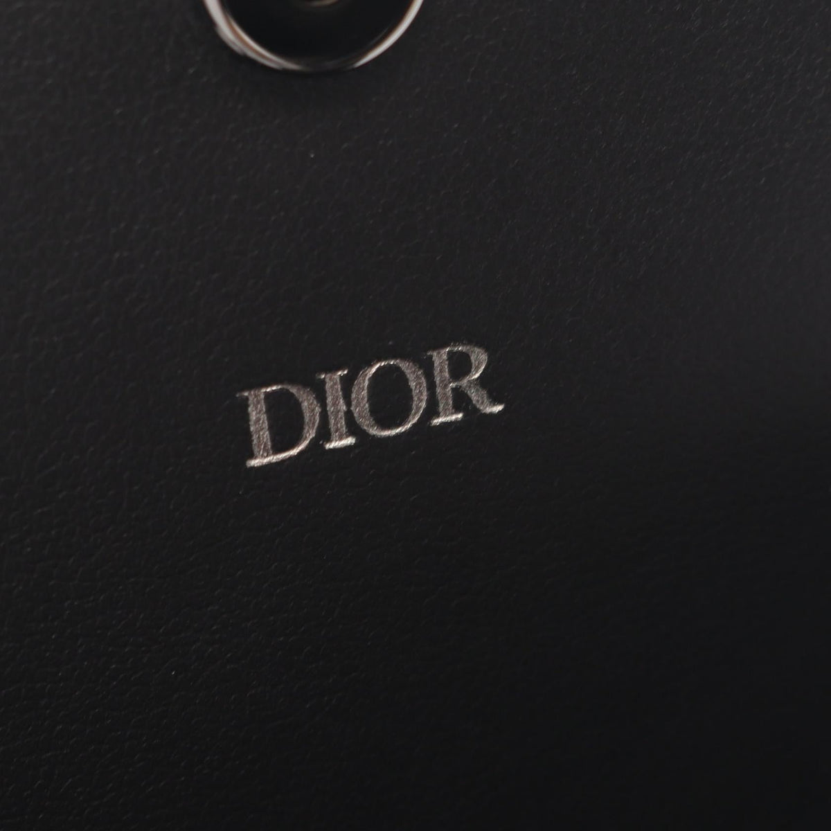 Dior CD logo coin purse Black leather 2101220098353