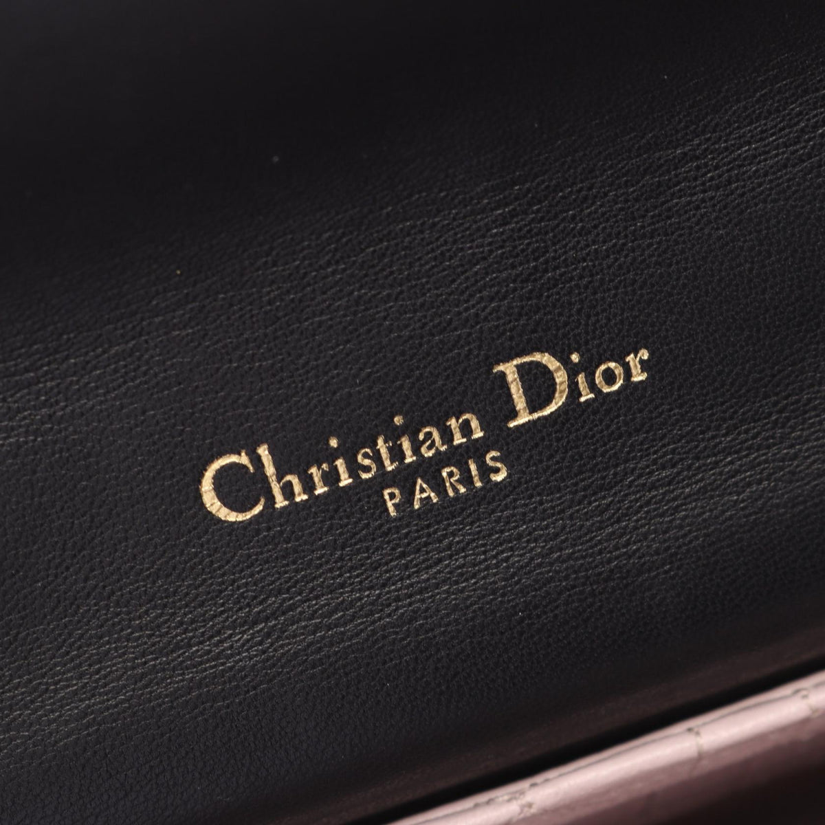 Dior Miss Christian Dior Cannage Shoulder Bag Black leather 2101219981826