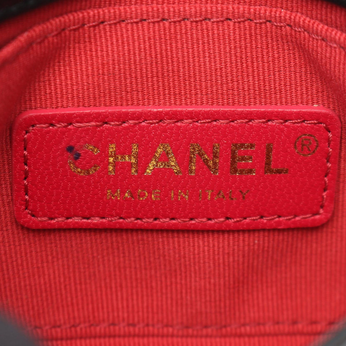 CHANEL Black Matelasse Chain Around Lambskin (sheep leather) AS2833 2101220129972