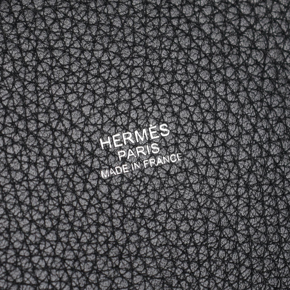 HERMES Picotin Lock MM Handbag Black Taurillon Clemence Other Taurillon Clemence 2101220130107