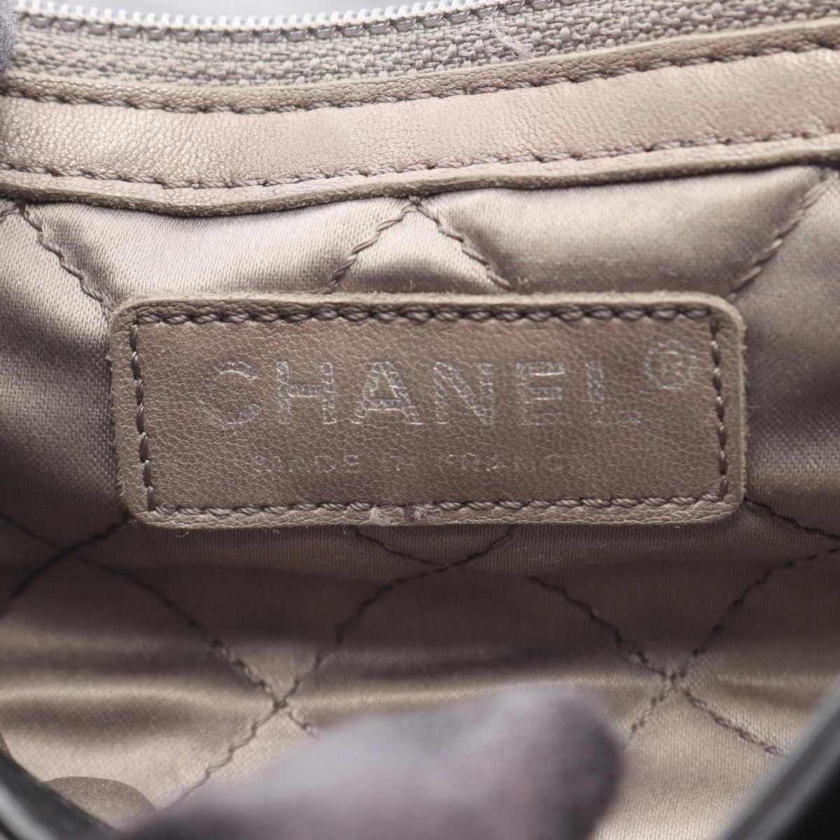 CHANEL Black Lambskin (sheep leather) 2101220054854