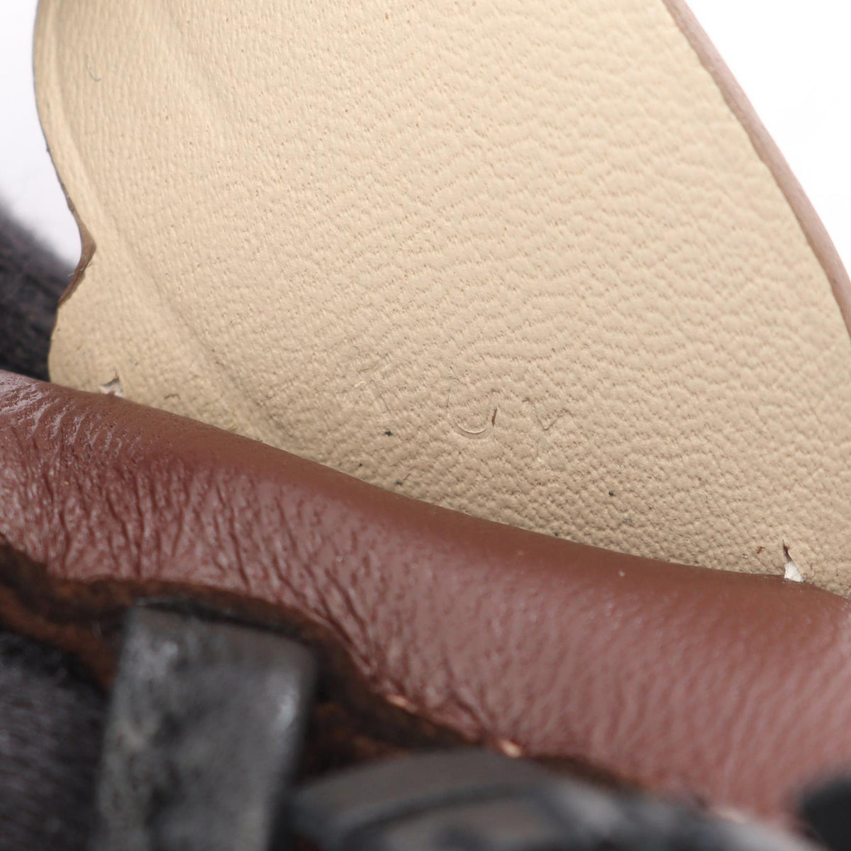 HERMES Rodeo Pegasus PM Terre Cle charm Brown/Beige/Black Agneau milo Other Agneau milo / Swift leather 2101220151041