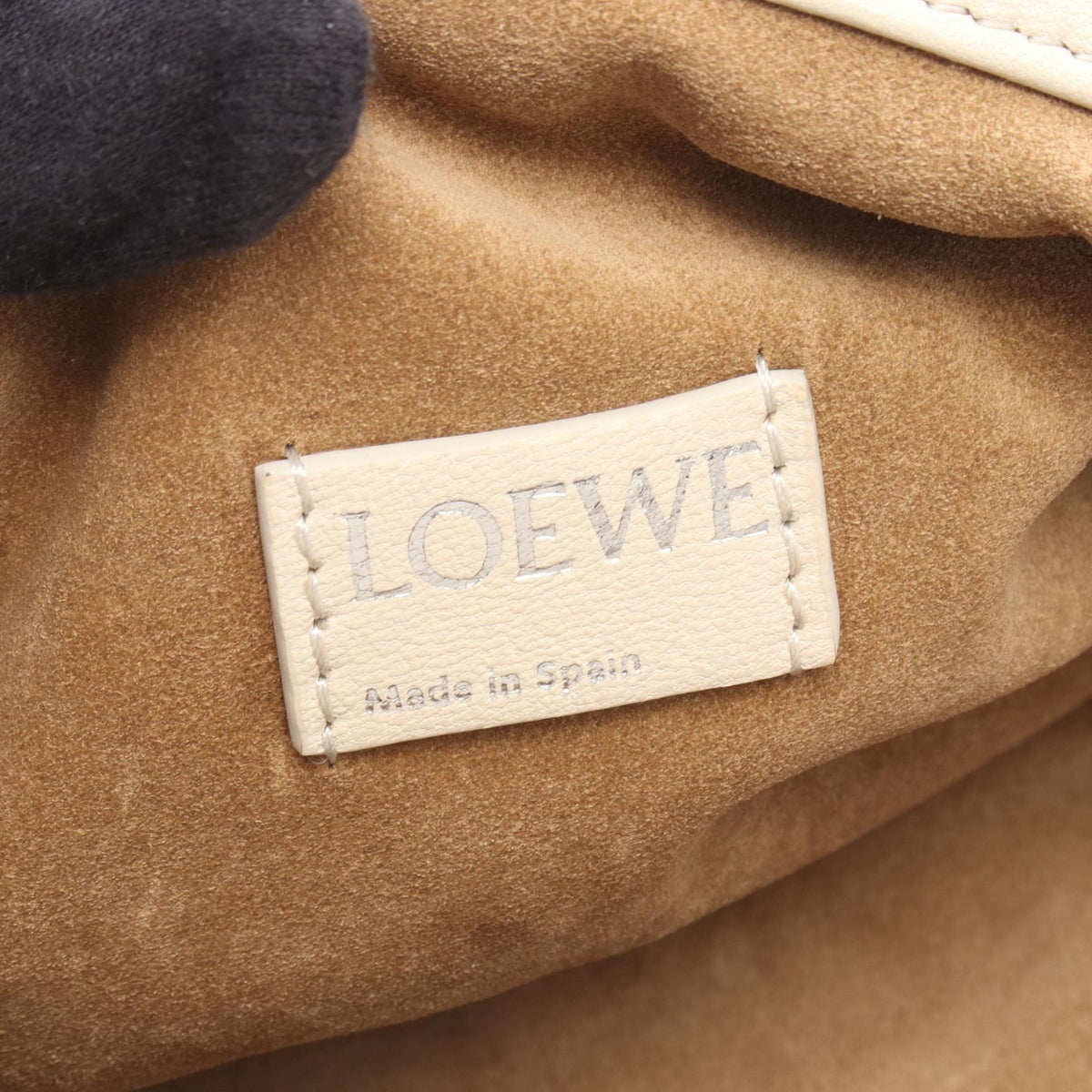 LOEWE Flamenco Perth Shoulder Bag Beige leather A411FCRX02 2120900137816