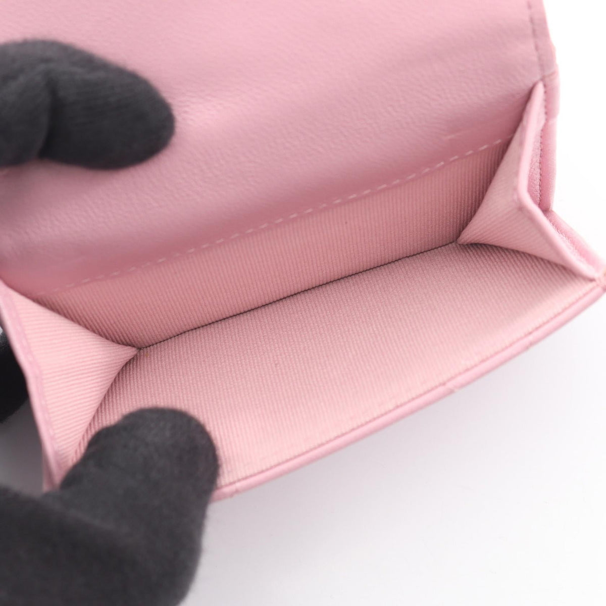 CHANEL Pink 19 dix-neuf 19 small flap wallet Lambskin (sheep leather) 2106800643299