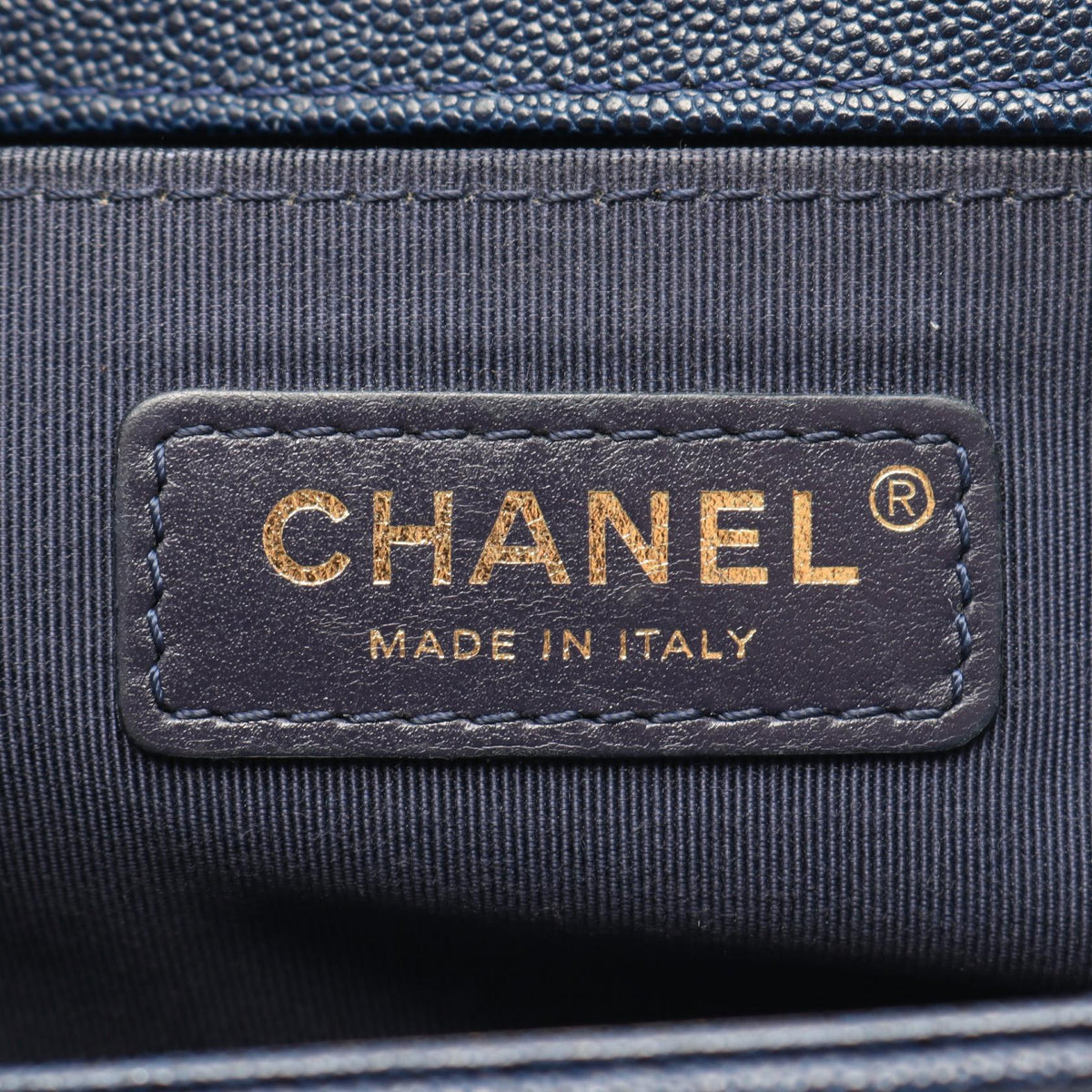 CHANEL Navy Boy chanel Grained Calfskin leather A67086 2106800639391