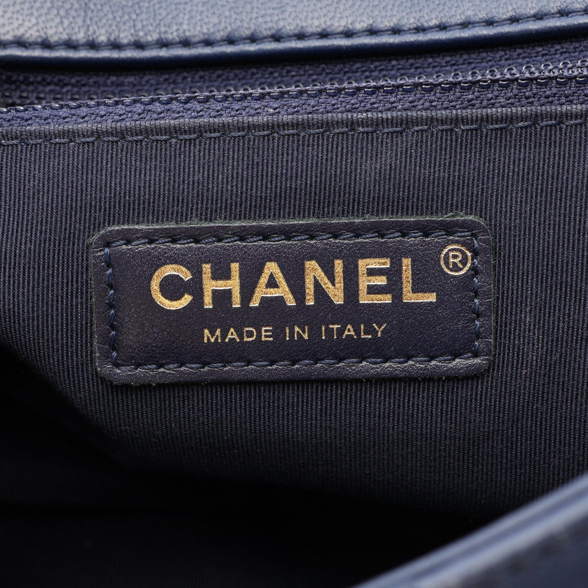 CHANEL Navy Matelasse 2WAY Lambskin (sheep leather) AS1358 2106800636376