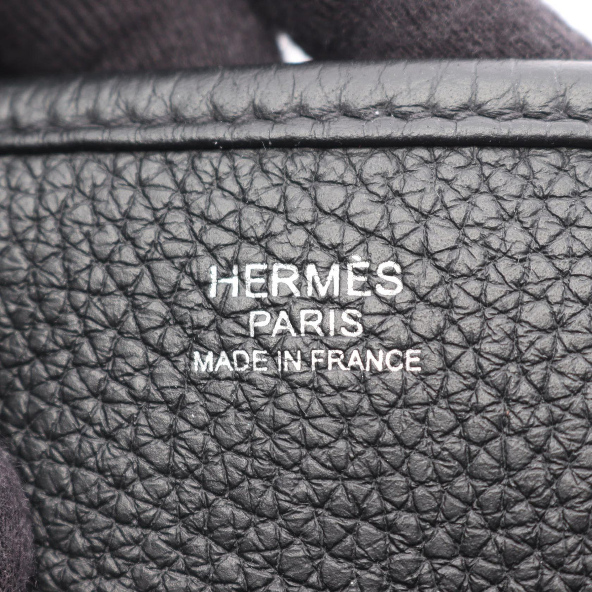 HERMES Evelyne 3 Troyes PM Shoulder Bag Black Taurillon Clemence leather Taurillon Clemence 2101219928364