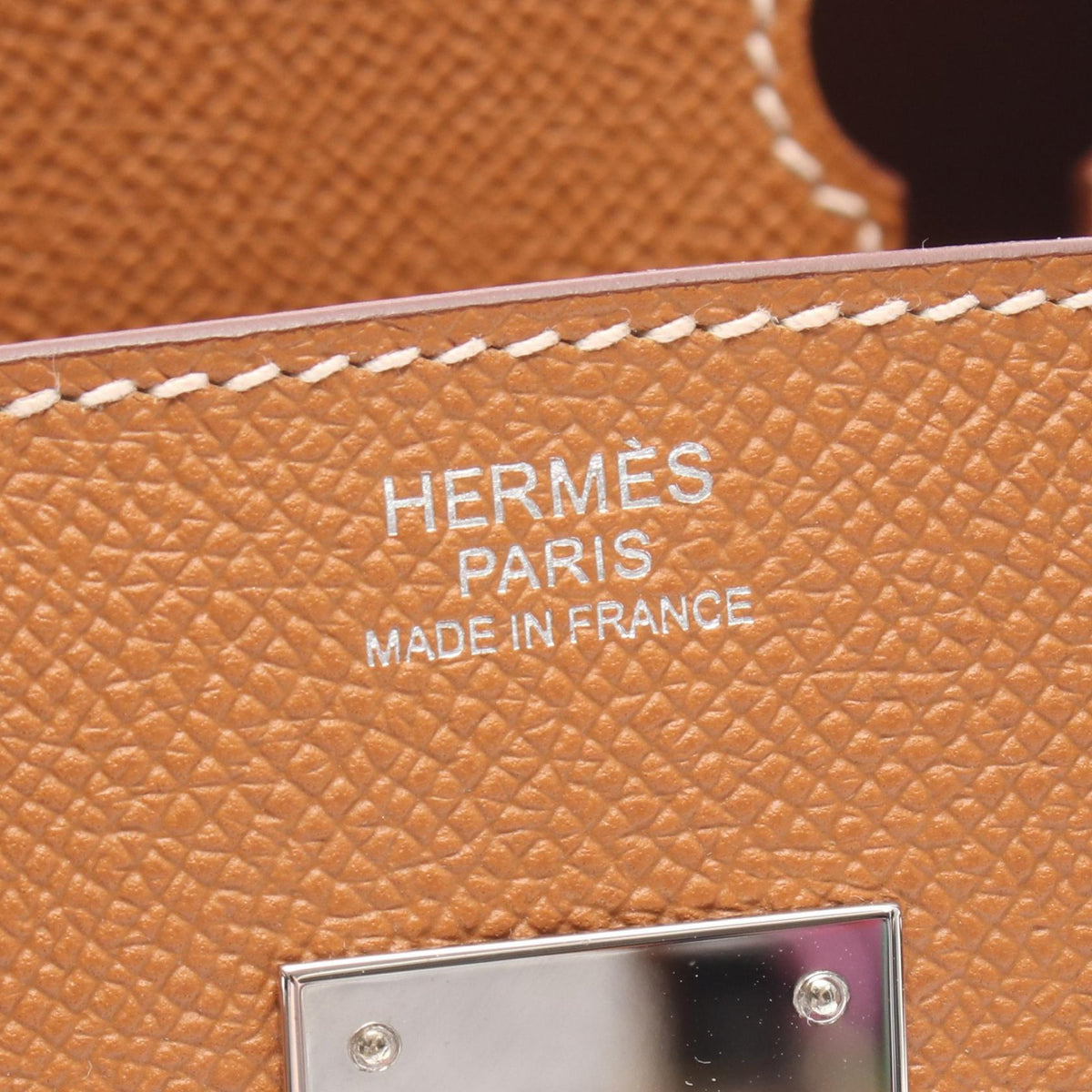 HERMES Birkin 30 HandbagGold Gold Brown Epsom leather Epsom 2101219599731