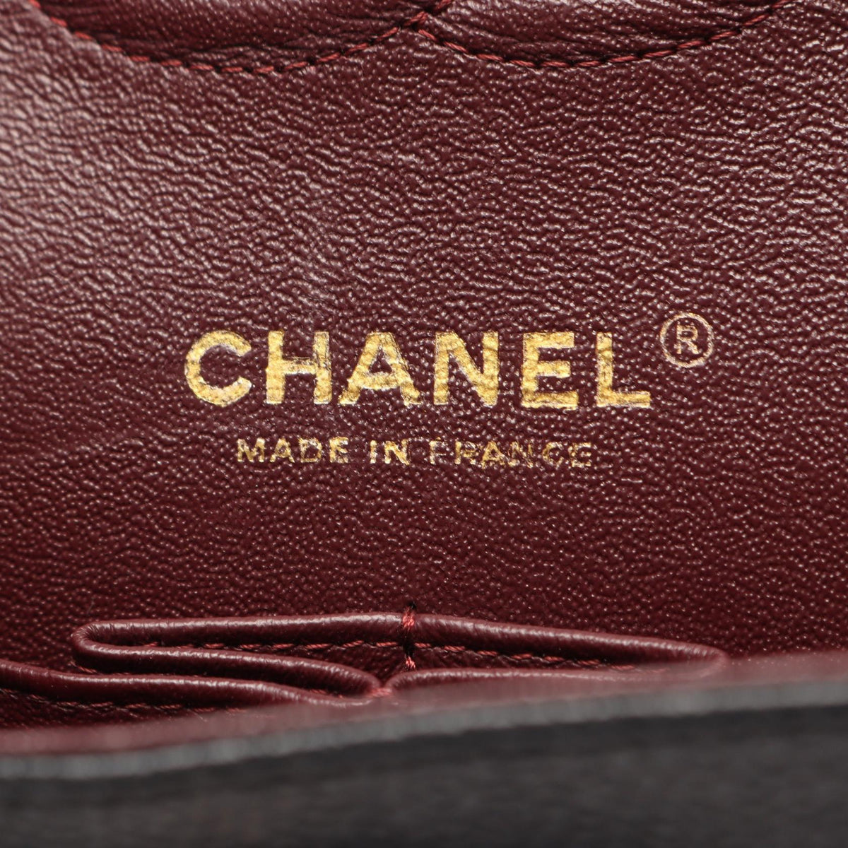 CHANEL Black Matelasse W flap Grained Calfskin leather 2101220124045