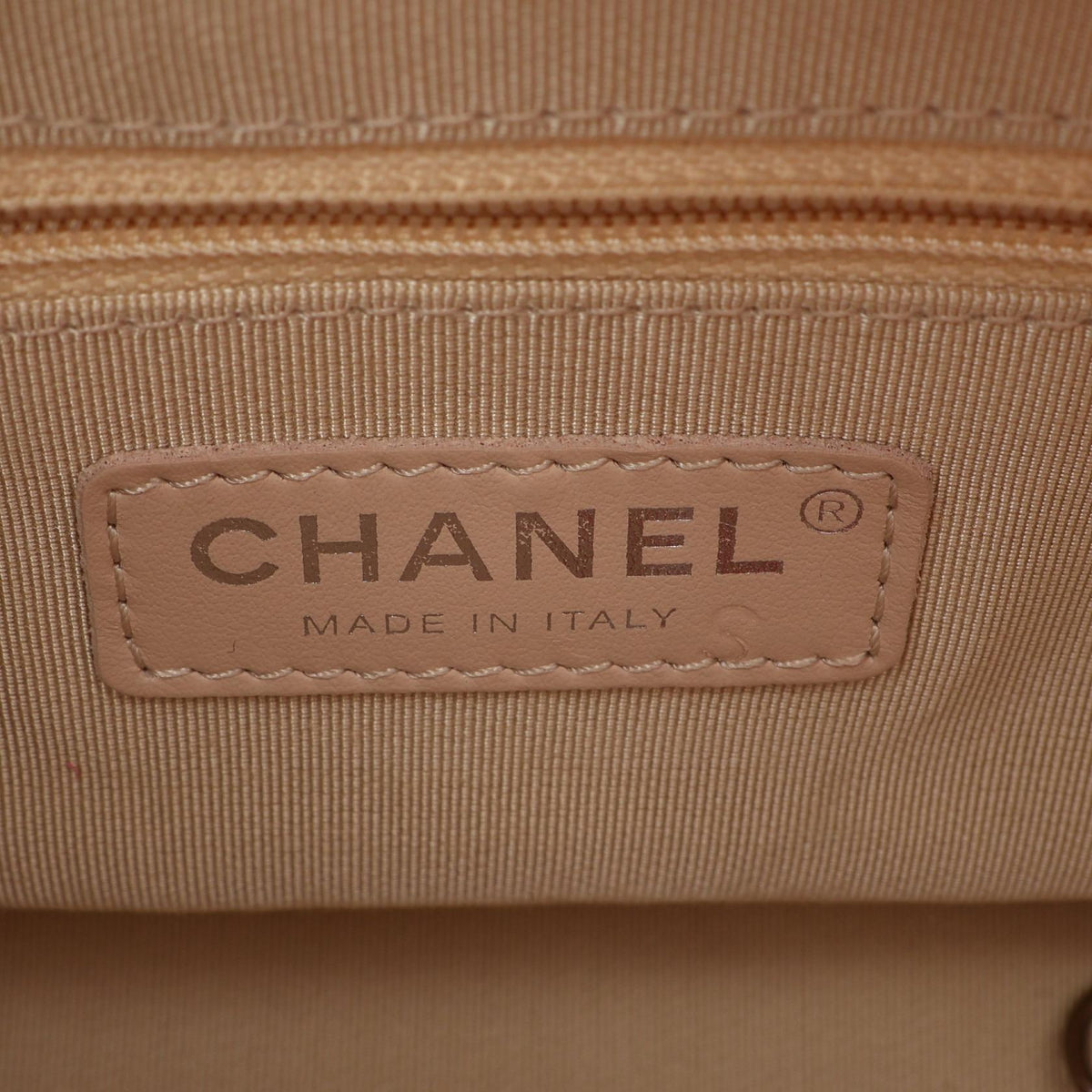 CHANEL Pink/Beige Gabriel De Chanel Small Hobo leather A91810 2106800642896