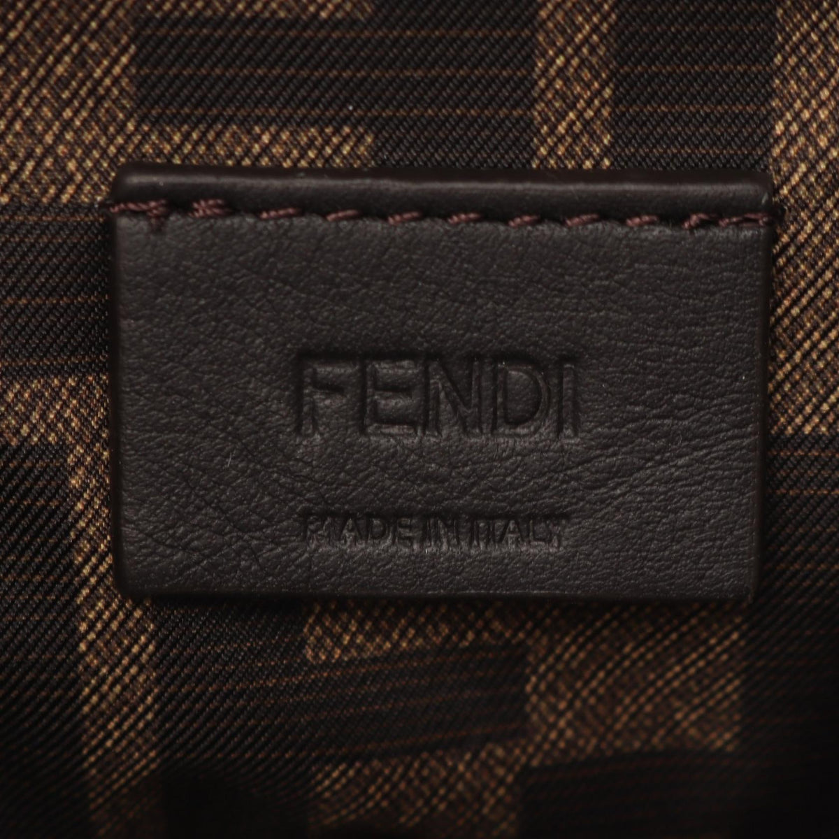 FENDI Beauty Pouch Zucca Pouch Brown canvas 8N0171AKBIF0XEC 2101220143282