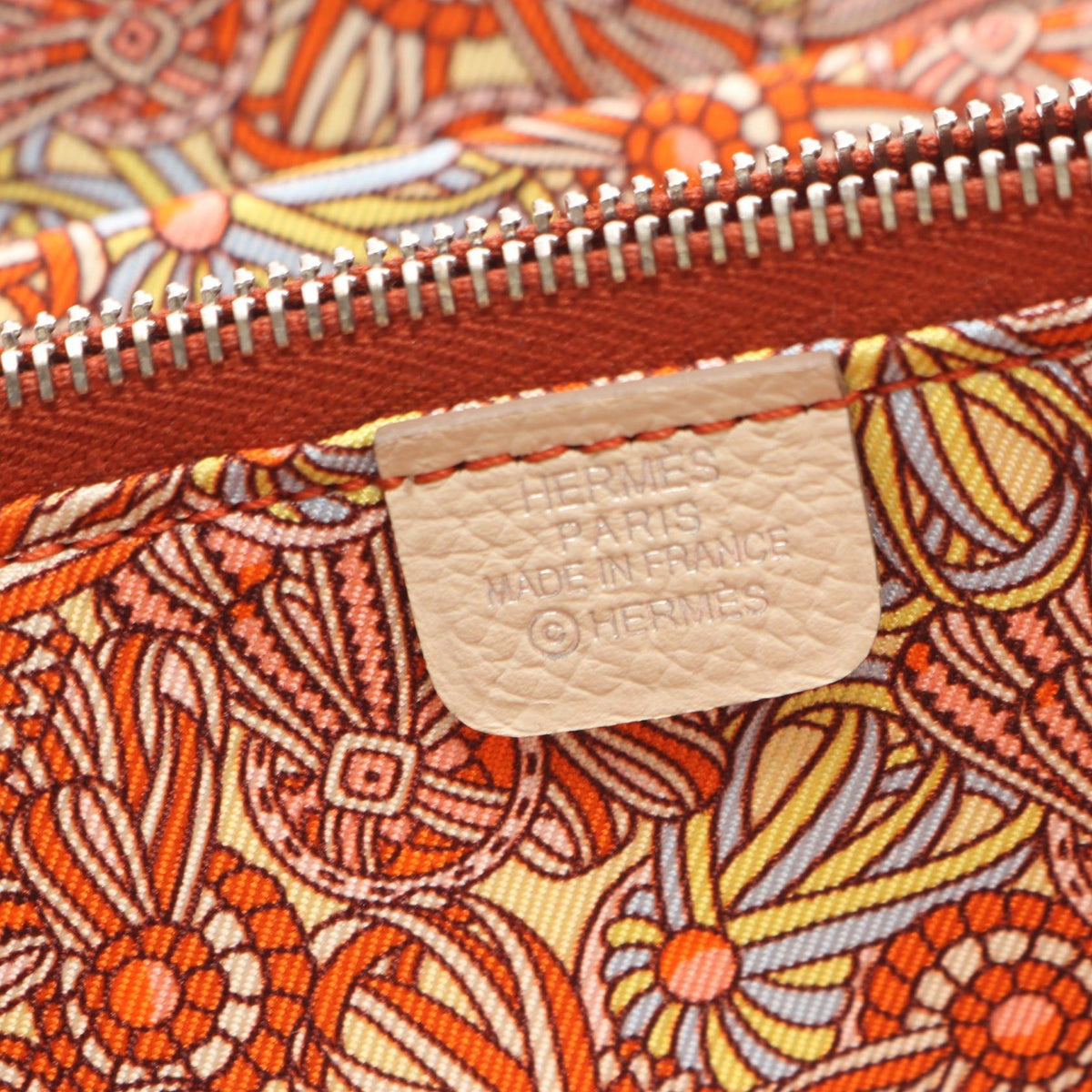 HERMES Azap Long Silk In Cle Around long wallet Beige Epsom Other Epsom 2120300059015