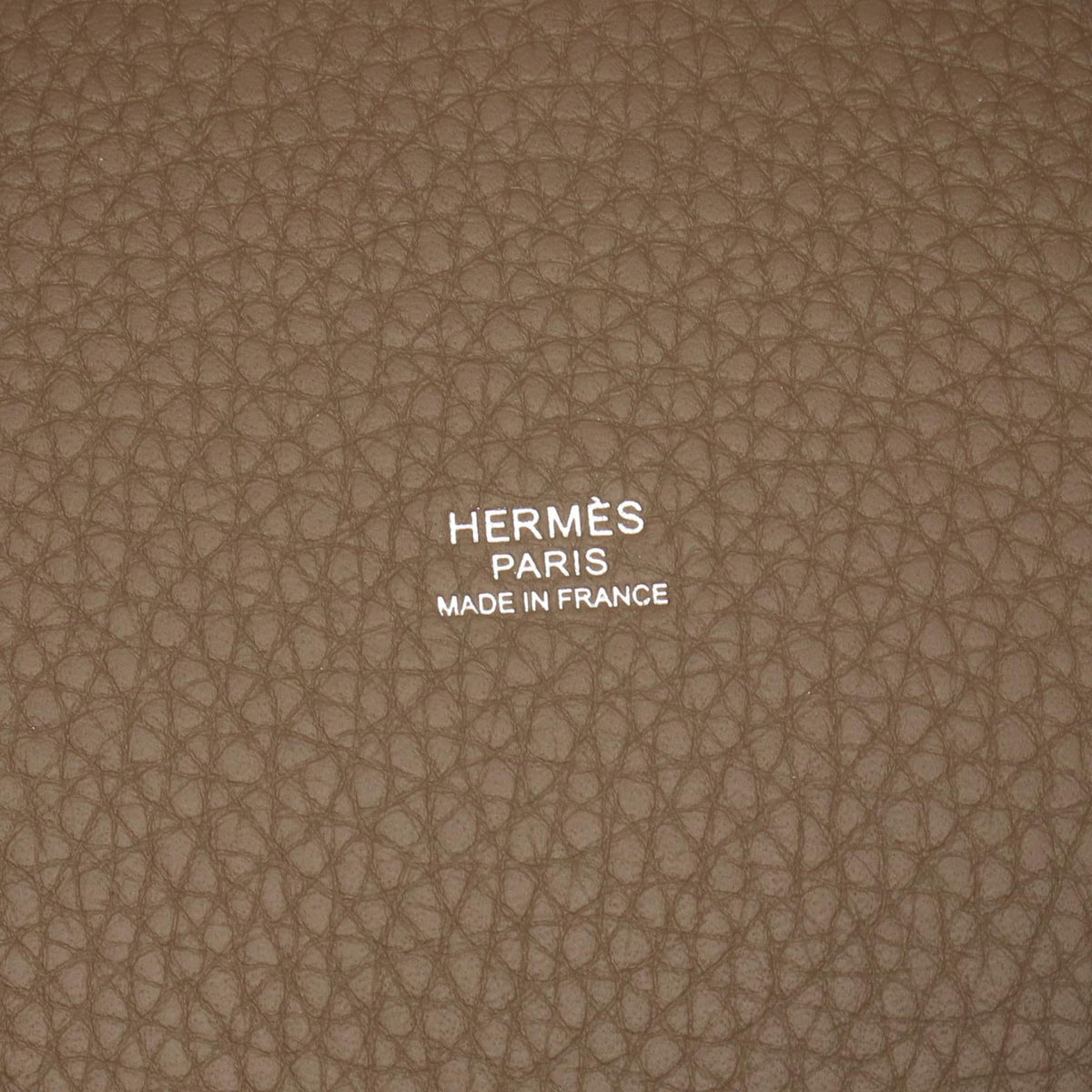 HERMES Picotin Lock PM Etoupe Grey Handbag Gray Taurillon Clemence Other Taurillon Clemence 2104102538923