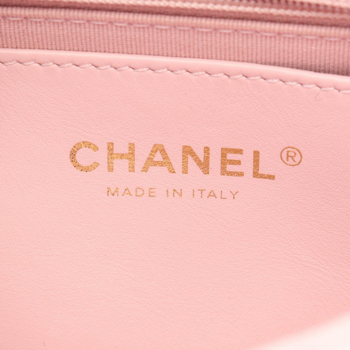CHANEL Pink Matelasse Grained Calfskin leather 2104102537315