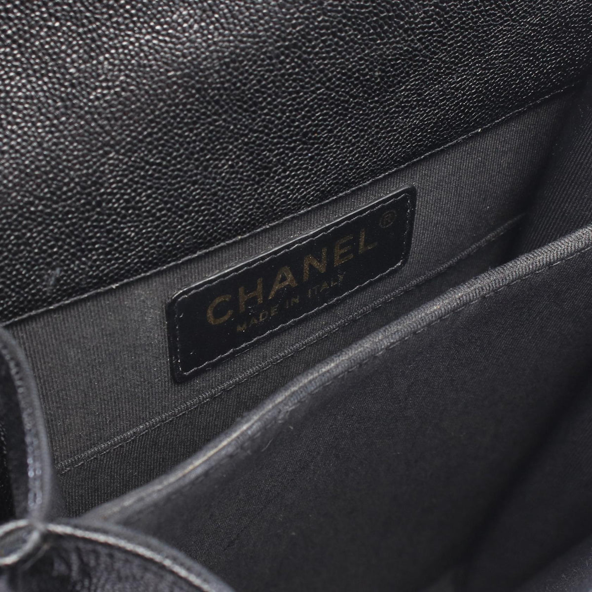 CHANEL Black Boy Chanel Matelasse Grained Calfskin leather AS0130 2104102539166