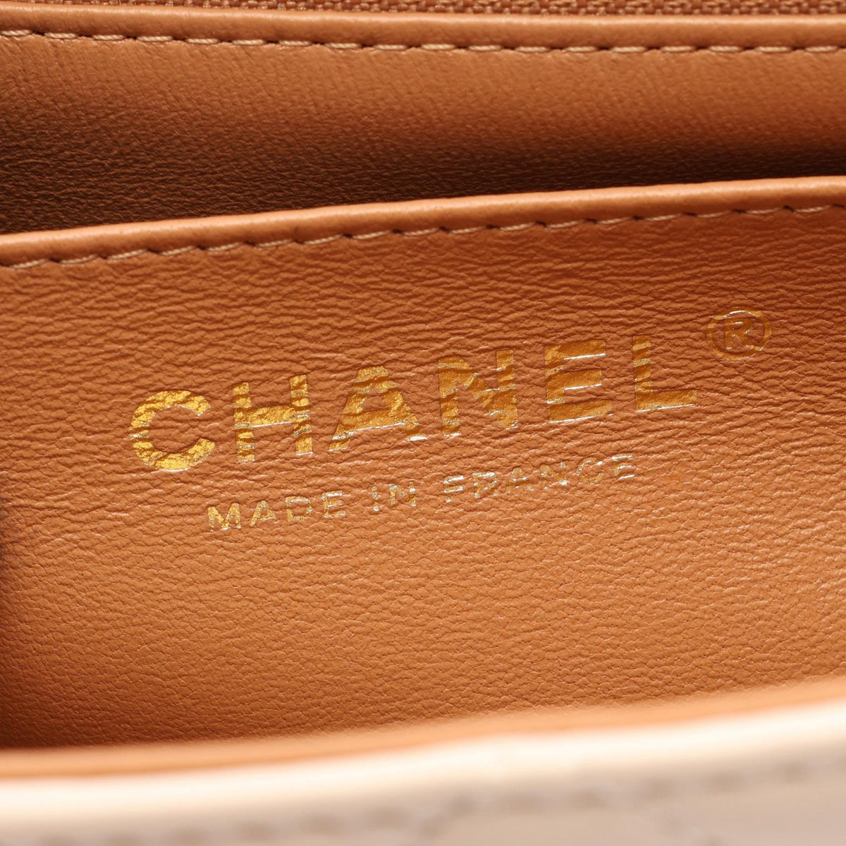 CHANEL Beige Matelasse Top Handle Mini Flap 2-Way Bag Lambskin (sheep leather) AS2431 2107400259354