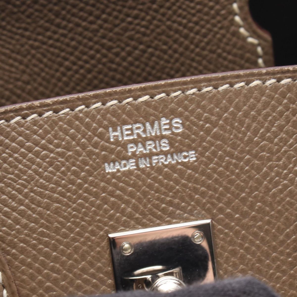 HERMES Birkin 25 HandbagEtoupe Grey Etoupe Grey Gray Epsom leather Epsom 2120100035370
