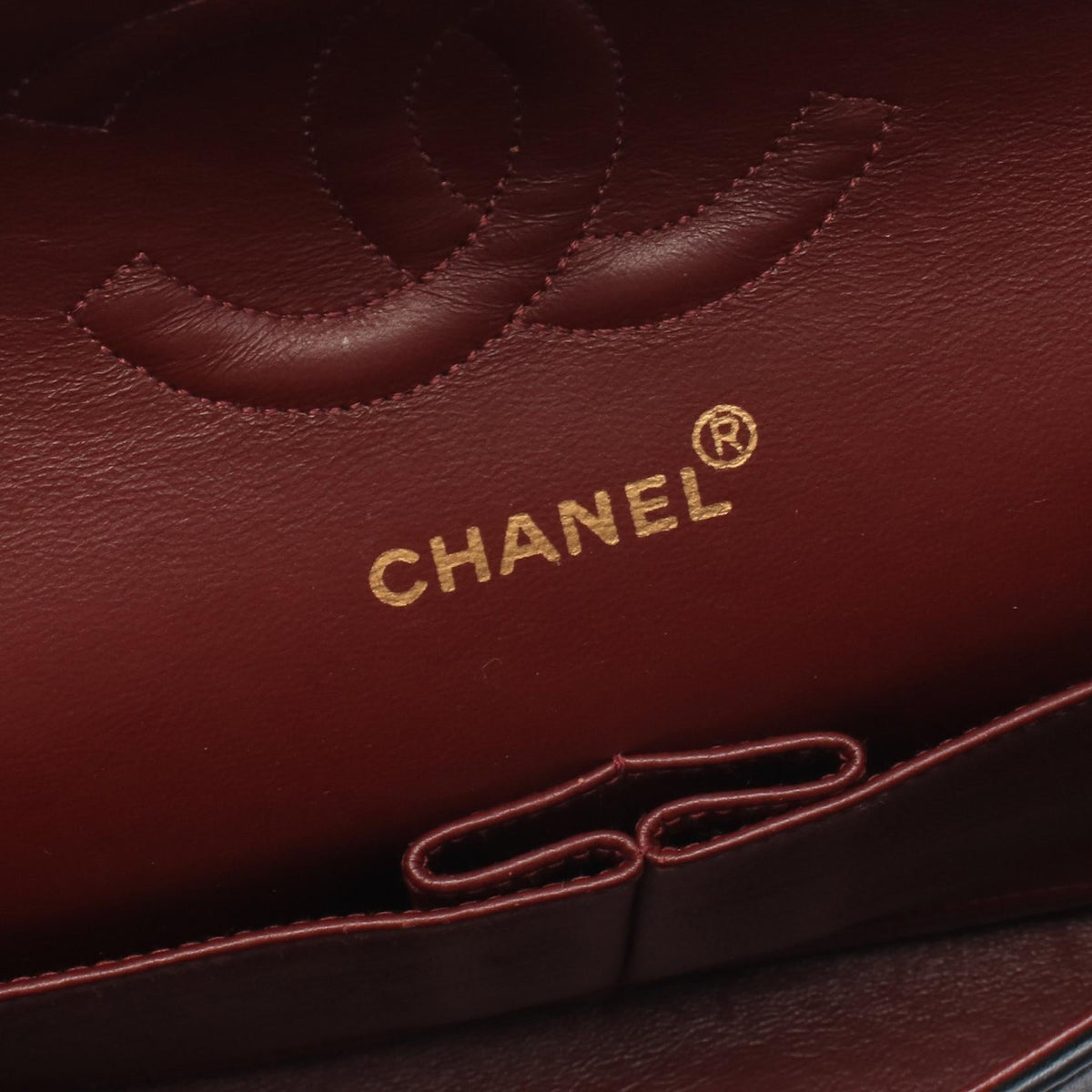 CHANEL Black Matelasse W flap Lambskin (sheep leather) 2101220157500