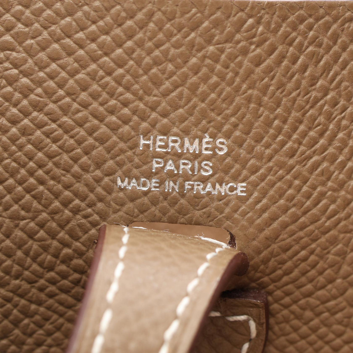 HERMES Evelyne Sellier 16 Shoulder BagEtoupe Grey Etoupe Grey Beige Epsom leather Epsom 2106800640885