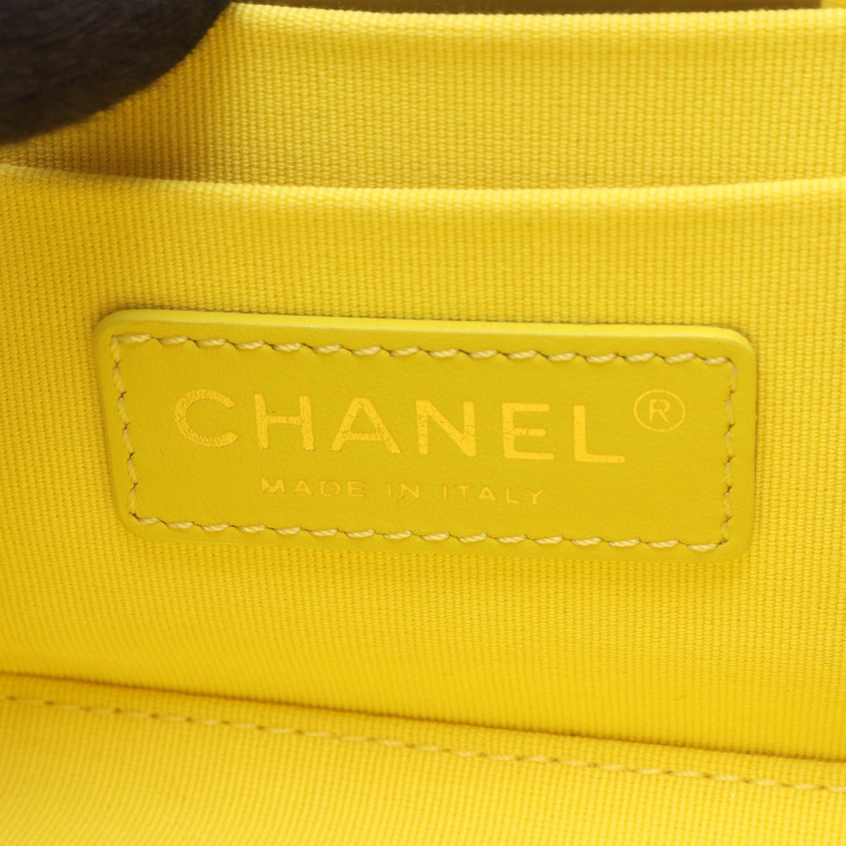 CHANEL Yellow Matelasse 2WAY Lambskin (sheep leather) AS3228 2106800644395