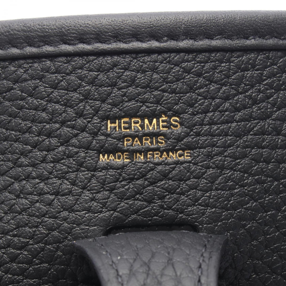 HERMES Evelyne23 Shoulder BagNoir Black Noir Black Black Taurillon Clemence leather Taurillon Clemence 2106800644005