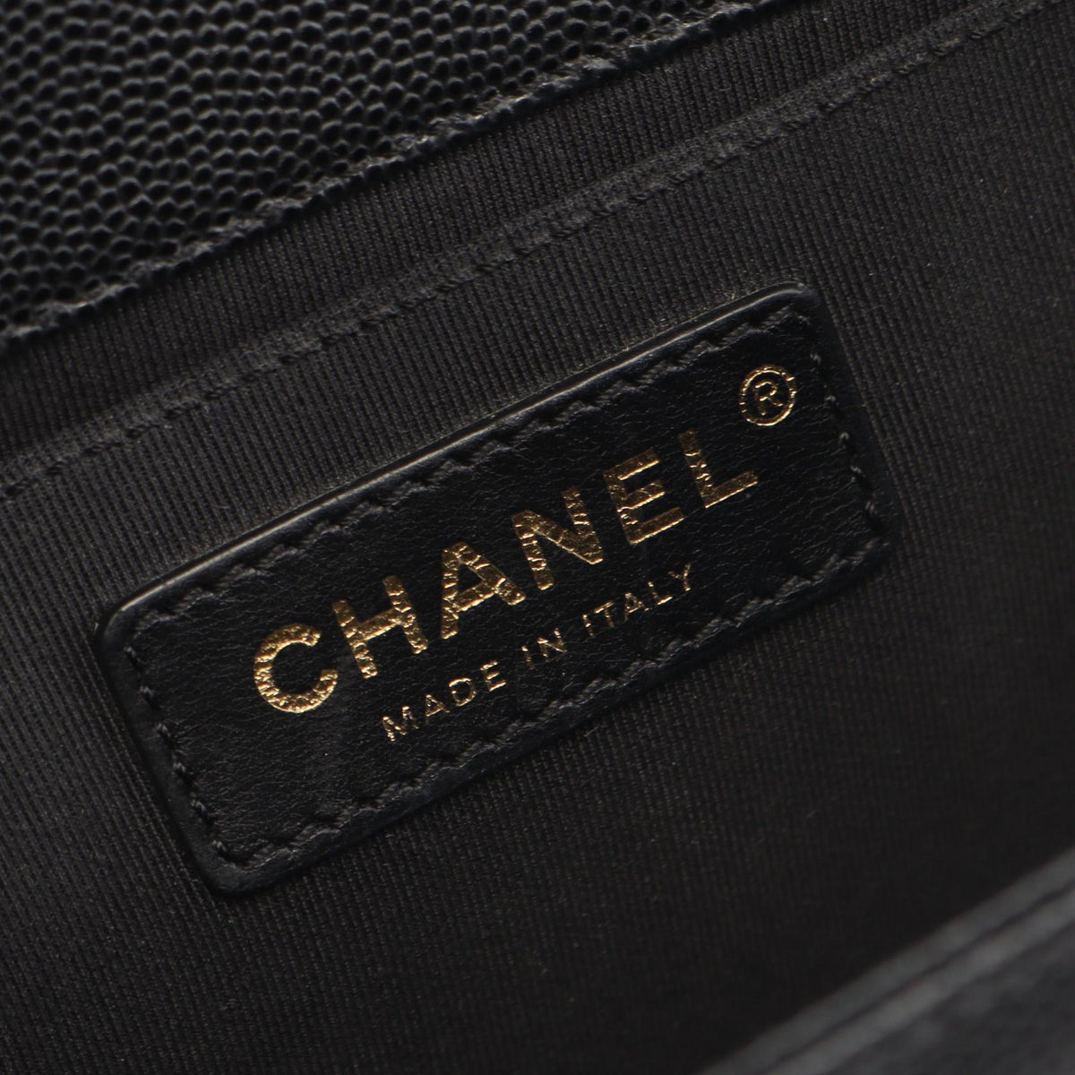 CHANEL Black Boy chanel Grained Calfskin leather 2101220161088