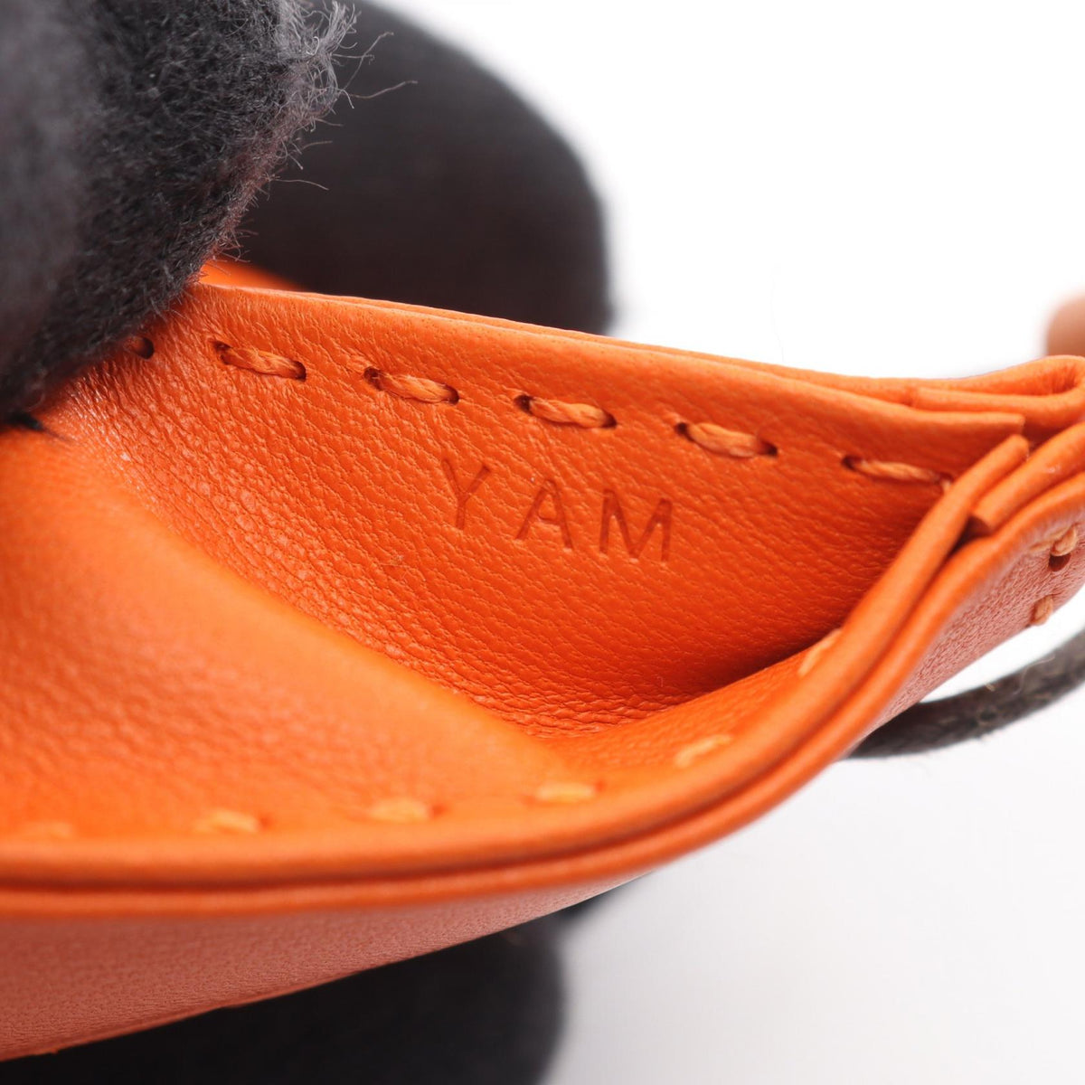 HERMES Sac Orange Feu Gold charmOrange Orange Orange/Brown Agneau milo Other Agneau milo 2107400260466