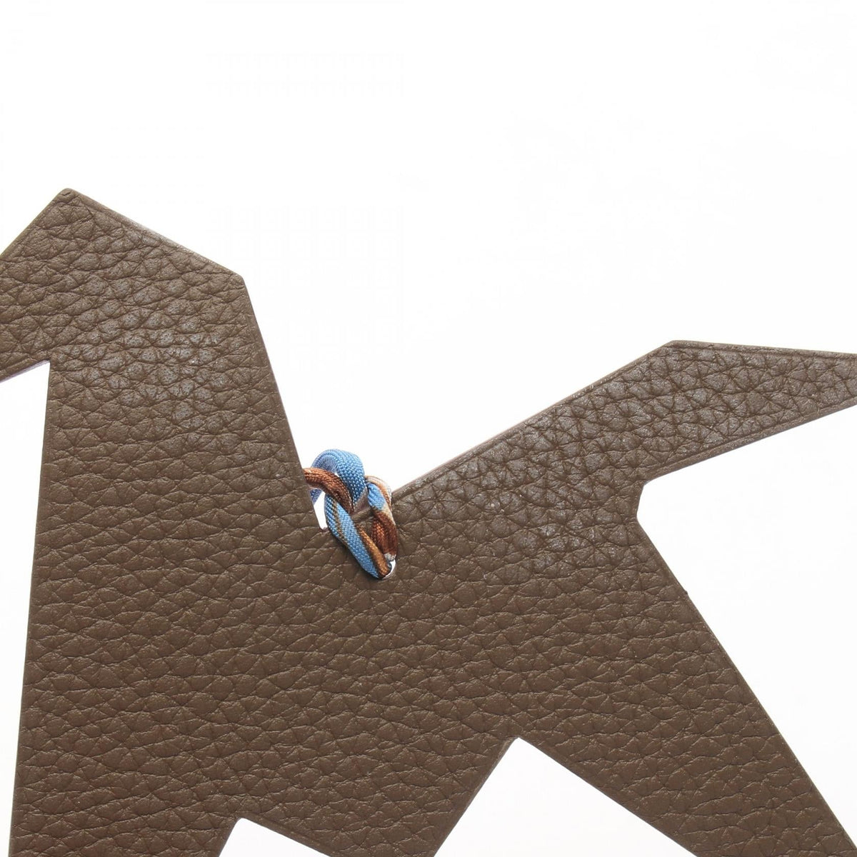 HERMES Petit H Origami Horse Rose Purple Taupe charm Pink/Gray Chevre Other Chevre / Togo leather 2107601182437